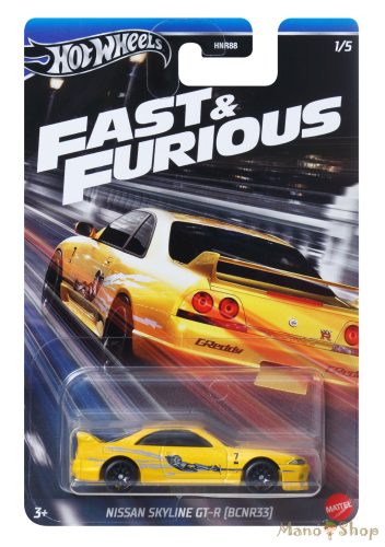 Hot Wheels - Fast & Furious - Nissan Skyline GT-R (BCNR33)