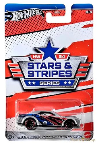 Hot Wheels - Stars & Stripes - 2018 Dodge Challenger SRT Demon