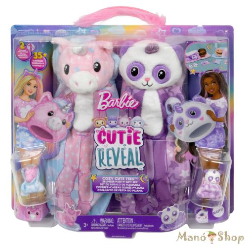 Barbie Cutie Reveal Pizsama Party ajándékszett