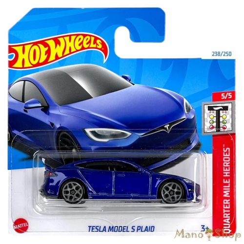 Hot Wheels - Quarter Mile Heroes - Tesla Model S Plaid