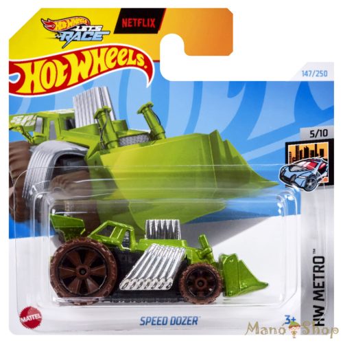 Hot Wheels - HW Metro - Speed Dozer (sérült csomagolás)