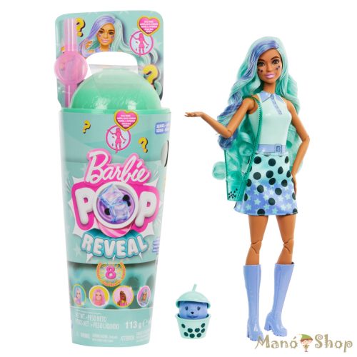 Barbie Slime Reveal Bubi-Buli - Zöld