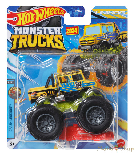 Hot Wheels Monster Trucks - Mercedes-Benz Unimog (csomagolás sérült)