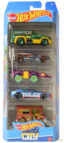 Hot Wheels - City - 5 db-os autó készlet