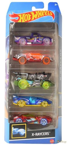 Hot Wheels - X-Raycers - 5 db-os autó készlet