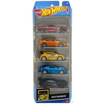 Hot Wheels - Nightburnerz - 5 db-os autó készlet