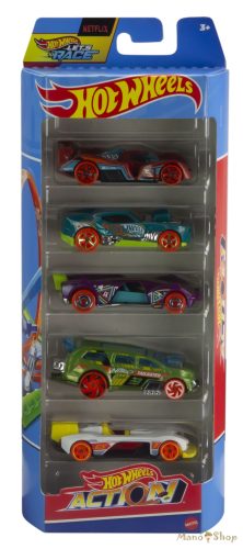 Hot Wheels - Action - 5 db-os autó készlet