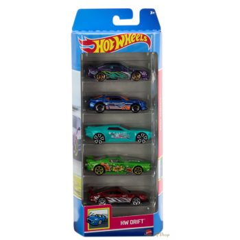 Hot Wheels - HW Drift - 5 db-os autó készlet