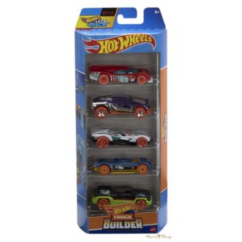Hot Wheels - Track Builder 5 db-os kisautó készlet