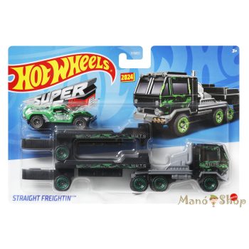 Hot Wheels - Straight Freightin - Utánfutós kisautó
