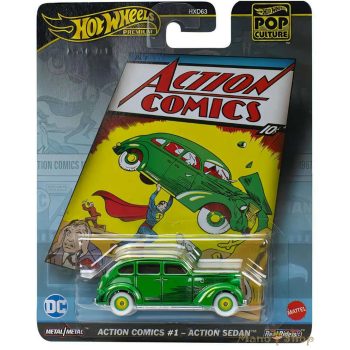   Hot Wheels Premium - Pop Culture - Action Comics #1 - Action Sedan
