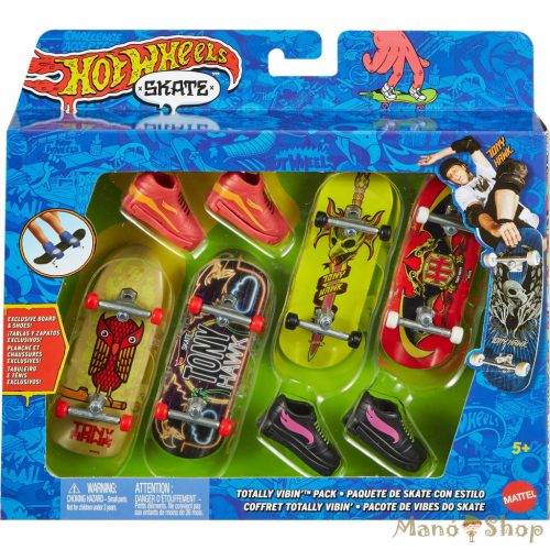 Hot Wheels - Fingerboard Multi-Pack - Totális Vibe