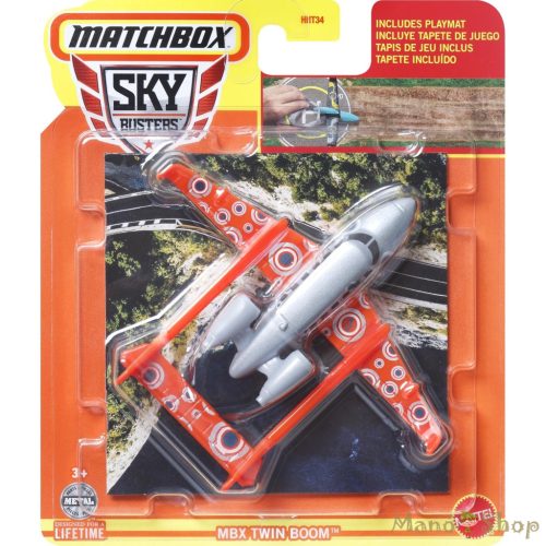 Matchbox Repülő - MBX Twin Boom - Sky Busters