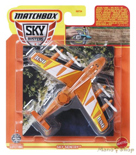 Matchbox : Sky Busters : Sky Sentry fém repülőgép