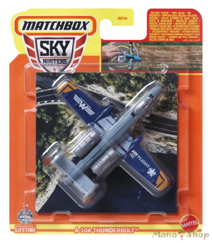 Matchbox : Sky Busters : A-10A Thunderbolt fém repülőgép