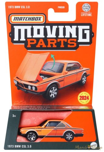 Matchbox Moving Parts - 1973 BMW CSL 3.0 - nyitható kisautó