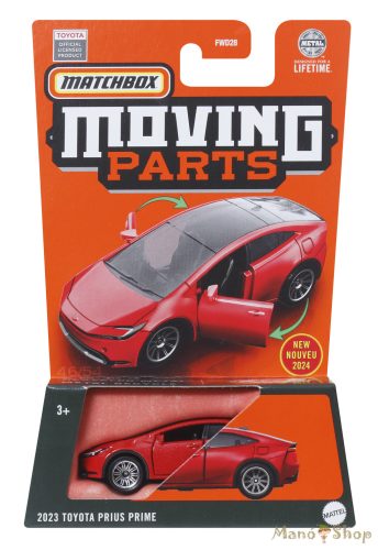 Matchbox Moving Parts - 2023 Toyota Prius Prime - nyitható kisautó