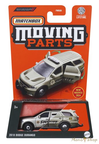 Matchbox Moving Parts - 2018 Dodge Durango - nyitható kisautó