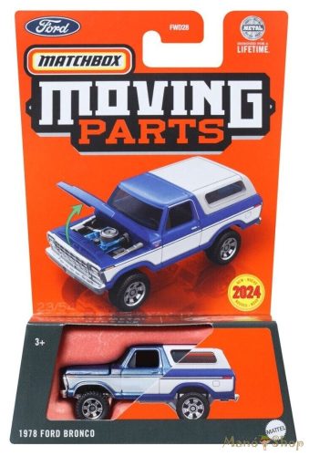 Matchbox Moving Parts - 1978 Ford Bronco - nyitható kisautó
