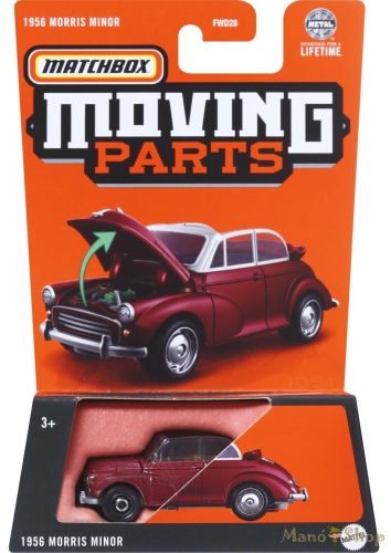 Matchbox Moving Parts - 1956 Morris Minor - nyitható kisautó