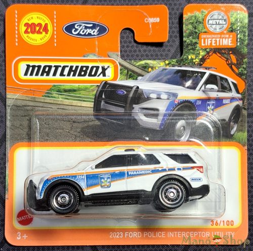 Matchbox - 2023 Ford Police Interceptor Utility (csomagolás sérült)