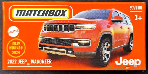 Matchbox - 2022 Jeep Wagoneer - Kisautó papírdobozban