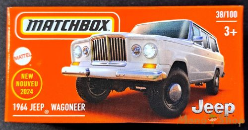 Matchbox - 1964 Jeep Wagoneer - Kisautó papírdobozban