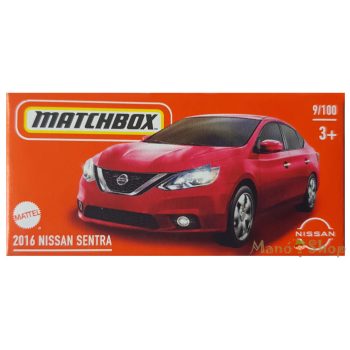 Matchbox - 2016 Nissan Sentra - Kisautó papírdobozban