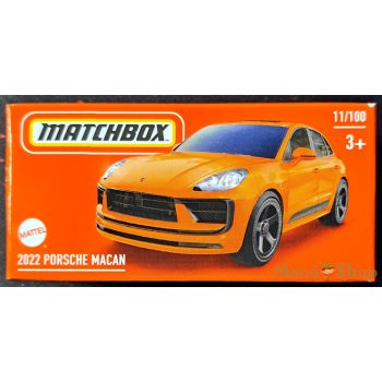 Matchbox - 2022 Porsche Macan - kisautó papírcsomagban