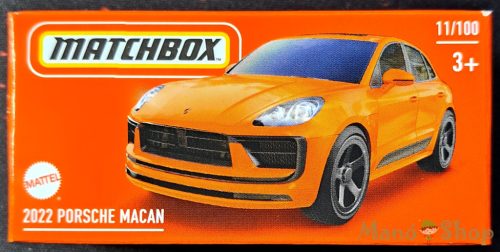 Matchbox - 2022 Porsche Macan - kisautó papírcsomagban