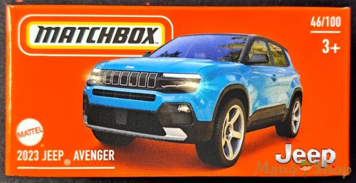 Matchbox - 2023 Jeep Avenger - Kisautó papírdoboz