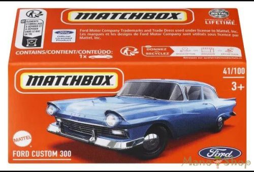 Matchbox - Ford Custom 300 - kisautó paírcsomagban