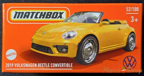 Matchbox - 2019 Volkswagen Beetle Convertible - Kisautó papírdobozban