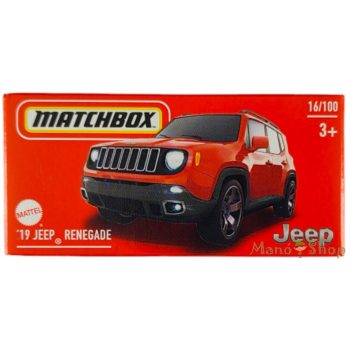 Matchbox - '19 Jeep Renegade - kisautó papírcsomagban