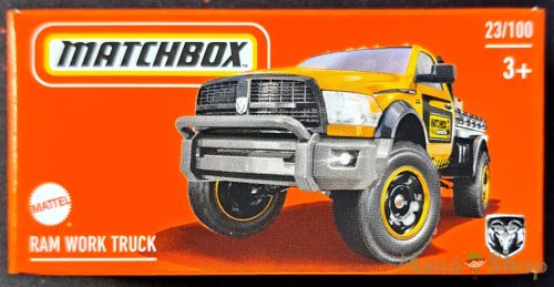 Matchbox - Ram Work Truck - Kisautó papírdobozban