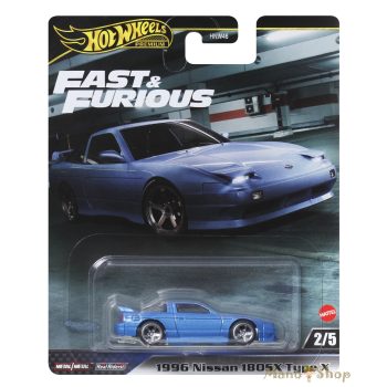   Hot Wheels Premium - Fast and Furious - 1996 Nissan 180SX Type X