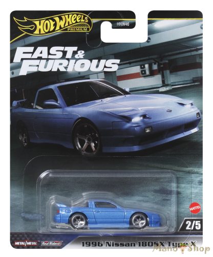 Hot Wheels Premium - Fast and Furious - 1996 Nissan 180SX Type X