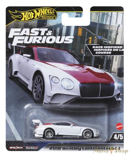 Hot Wheels Premium - Fast and Furious - 2018 Bentley Continental GT3