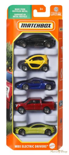 Matchbox - Kisautók MBX Electric Drivers 5 db-os szett