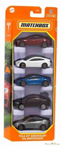 Matchbox - Tesla 20 Anniversary 5 db-os szett