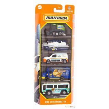 Matchbox - Kisautók MBX City Drivers IV. 5 db-os szett