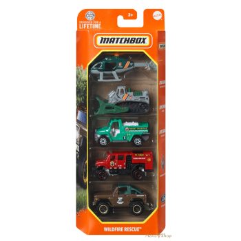 Matchbox - Kisautók Wildfire Rescue 5 db-os szett