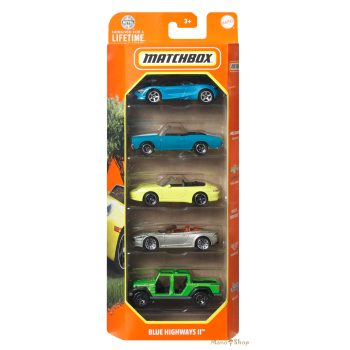 Matchbox - Kisautók Blue Highways II 5 db-os szett