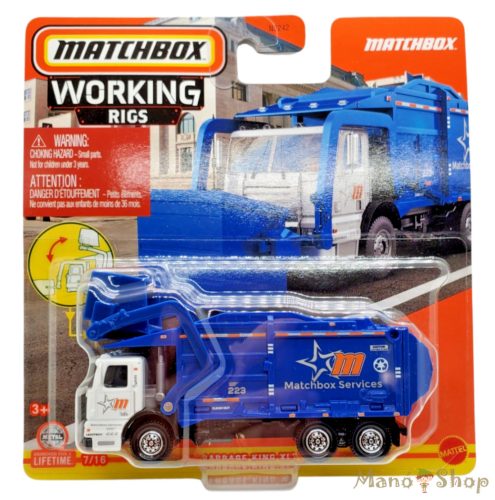 Matchbox Munkagépek - Garbage King XL