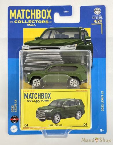 Matchbox Collectors - 2022 Lexus LX - Gyűjtői kisautó 