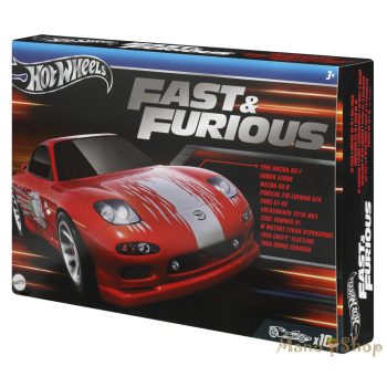 Hot Wheels - Fast & Furious - 10 db-os ajándékszett