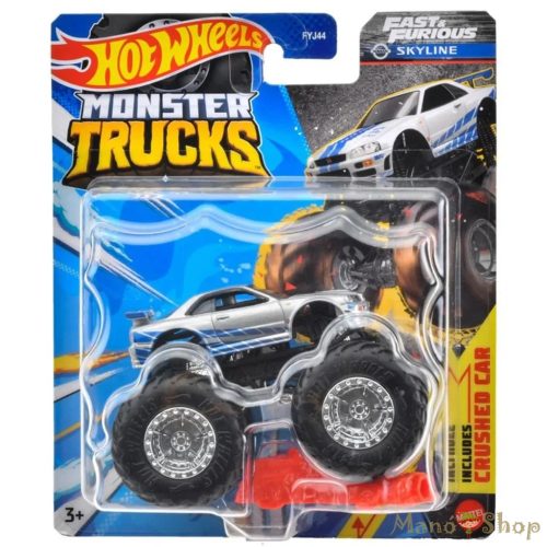 Hot Wheels Monster Trucks - Fast & Furious Nissan Skyline