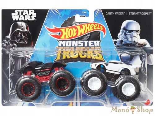 Hot Wheels - Monster Trucks - Star Wars - Darth Vader vs Stormtrooper