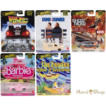   Hot Wheels Premium - Pop Culture - 2025 "H" 5 db-os szett