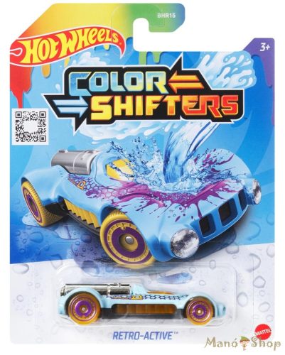 Hot Wheels színváltós kisautó - Retro - Active